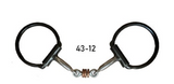 Dutton Bits D-Ring with a Smooth Dogbone and Rollers Snaffle