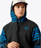 Ariat Mens Southwest Color Block Hoodie