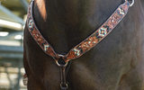 Circle Y Distressed Beaded Breast Collar