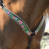 Circle Y Vibrant Garden Breast Collar