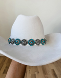 Boho Ranch Shop *Special Order* Western Hat Band - Concho