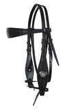 Circle Y Dark Rider Browband Headstall