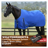 WeatherBeeta ComfiTec Essentials Turnout - Cobalt/Black (220g)