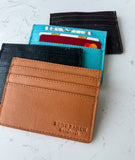 Boho Ranch Shop Western Boot Stitch Leather Credit Card Holder Money holder
