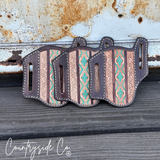 Countryside Co. Aztec Tooled Leather Sheath