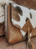 Maple Leather Cowhide Small Crossbody Purse