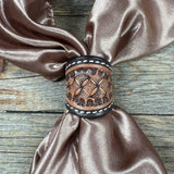 Rodeo Drive Tooled Leather Wild Rag Slides - Assorted