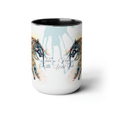 All Designs Equine Indian Feather Horse Watercolor Mug, Horse Lover Gift