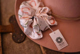 Tirzah Lane Art Lucky Horseshoes Scrunchie Cowgirl Hair Accessory
