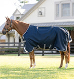 Horseware Ireland Amigo 1200D Turnout - Navy / Titanium Grey & Silver (0g)