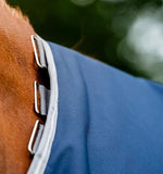 Horseware Ireland Amigo 1200D Turnout - Navy/Titanium Grey & Silver (100g)