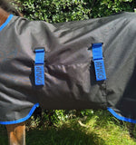 Horseware Ireland Amigo Ripstop 900D Foal Turnout - Black/Classic Blue (200g)