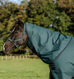 Horseware Ireland Amigo Ripstop 900D Plus Turnout - Dynasty Green/Navy & Silver (200g)