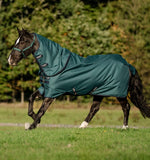 Horseware Ireland Amigo Ripstop 900D Plus Turnout - Dynasty Green/Navy & Silver (200g)