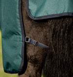 Horseware Ireland Amigo Ripstop 900D Plus Turnout - Dynasty Green/Navy & Silver (200g)