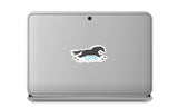 3" Tumbler Horse Sticker / OTTB Thoroughbred / WATERPROOF