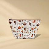Mini Momo Makeup Cosmetic Pouch Bag - Cute Toiletry Case - Western