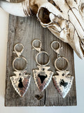 Western ARROW Aztec Pattern | EARTAG Pendant Keychain 