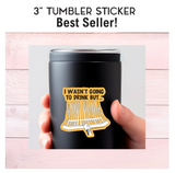 3" Tumbler Horse Sticker / Drink ~ Pitchfork / WATERPROOF