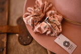 Tirzah Lane Art Bloomin' Bison Scrunchie Cowgirl Hair Accessory