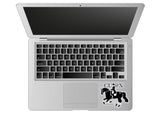 3" Tumbler Horse Sticker / CU @ X Dressage / WATERPROOF