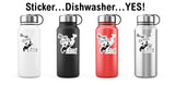 3" Tumbler Horse Sticker / Off Course Bucking / WATERPROOF