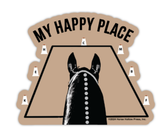 Horse 3" Sticker Waterproof | Dressage | Cello Sleeved
