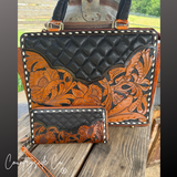 Countryside Co. Laney Tooled Leather Wallet Wristlet