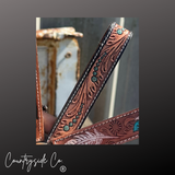 Countryside Co. Pecos Tooled Leather Keychain Wristlet
