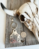 Western ARROW Aztec Pattern | EARTAG Pendant Keychain 