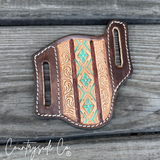 Countryside Co. Aztec Tooled Leather Sheath