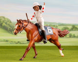 Breyer Cheryl White & Rider, Horse, and Book Set