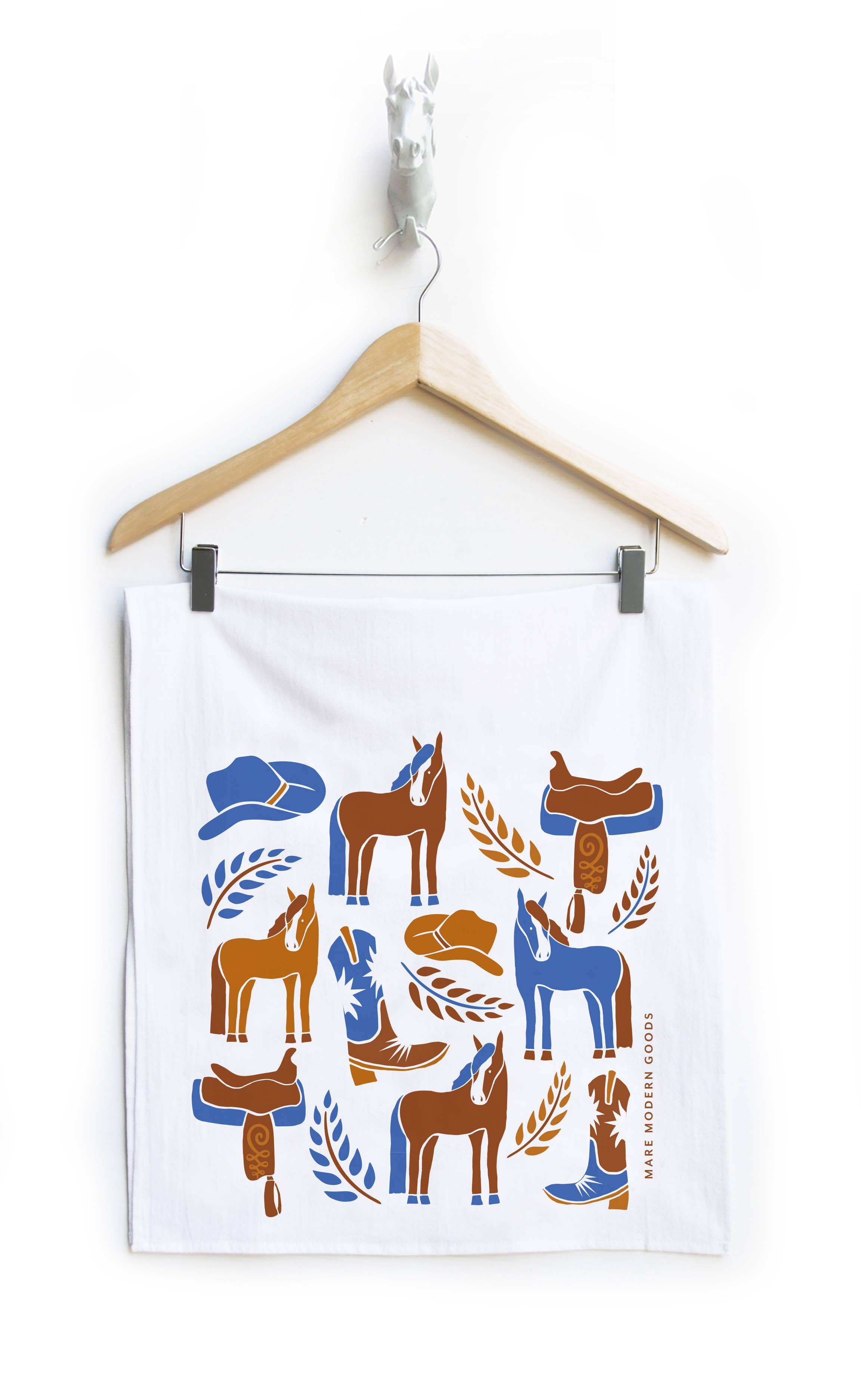Mare Modern Goods Tea Towel: Western Design