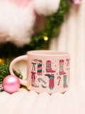Callie Danielle Christmas Western Cowgirl Boots Large Ceramic Mug