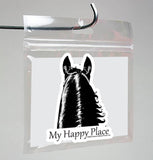 Horse 3" Sticker  Waterproof | Happy Place | Cello Sleeved