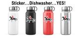 3" Tumbler Horse Sticker / Fox Hunter / WATERPROOF