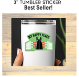 Horse 3" Sticker Waterproof | Jumper Happy | Cello Sleeved