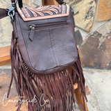 Texas Western Cowhide Bags and More Prairie Sky Tooled Leather Purse
