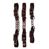Berlin Leather Dark Oil  Curb Chains