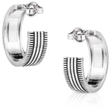 Montana Silversmiths Turquoise Sky Hoop Earrings