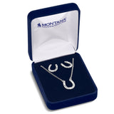 Montana Silversmiths Lucky Stride Horseshoe Jewelry Set