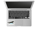 3" Tumbler Horse Sticker / OTTB Thoroughbred / WATERPROOF
