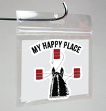 Horse 3" Sticker Waterproof | Barrel Race | Cello Sleeved