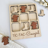 Birch House Games & Gifts Cowgirl Tic-Tac-Toe Game - Western Gift