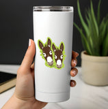 Donkey 3" Sticker Waterproof | Green Donkey | Cello Sleeved