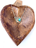 Boho Ranch Shop Spade Ace Playing Card Stone Pendant Necklace