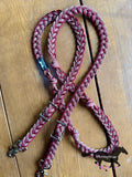 WhinneyWear 8ft Dr. Spice Braided Reins