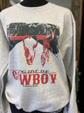 G-G Long Live The Cowboy Crewneck Sweater