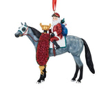 Breyer Off to the Races - 2026 Santa Ornament