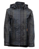 Outback Women's Hattie Waxed Plaid Rain Jacket
